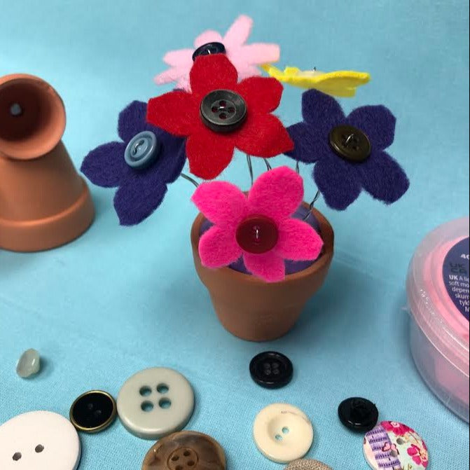 Crafting for Kids: Felt Button Flowers - Thursday 30th May