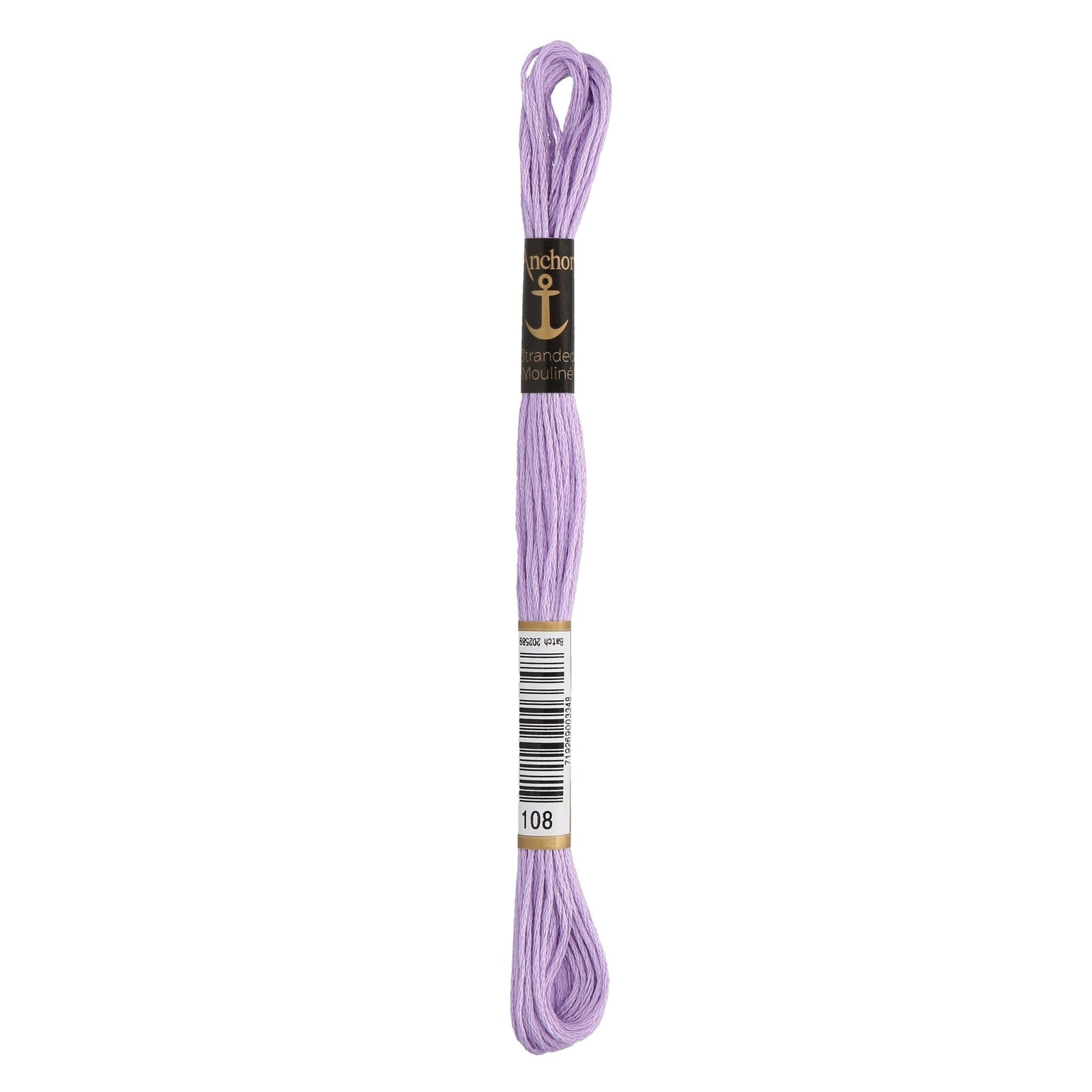 108: Anchor Stranded Mouline Cotton Skein - 8m | Buy Online from The Home Crafters