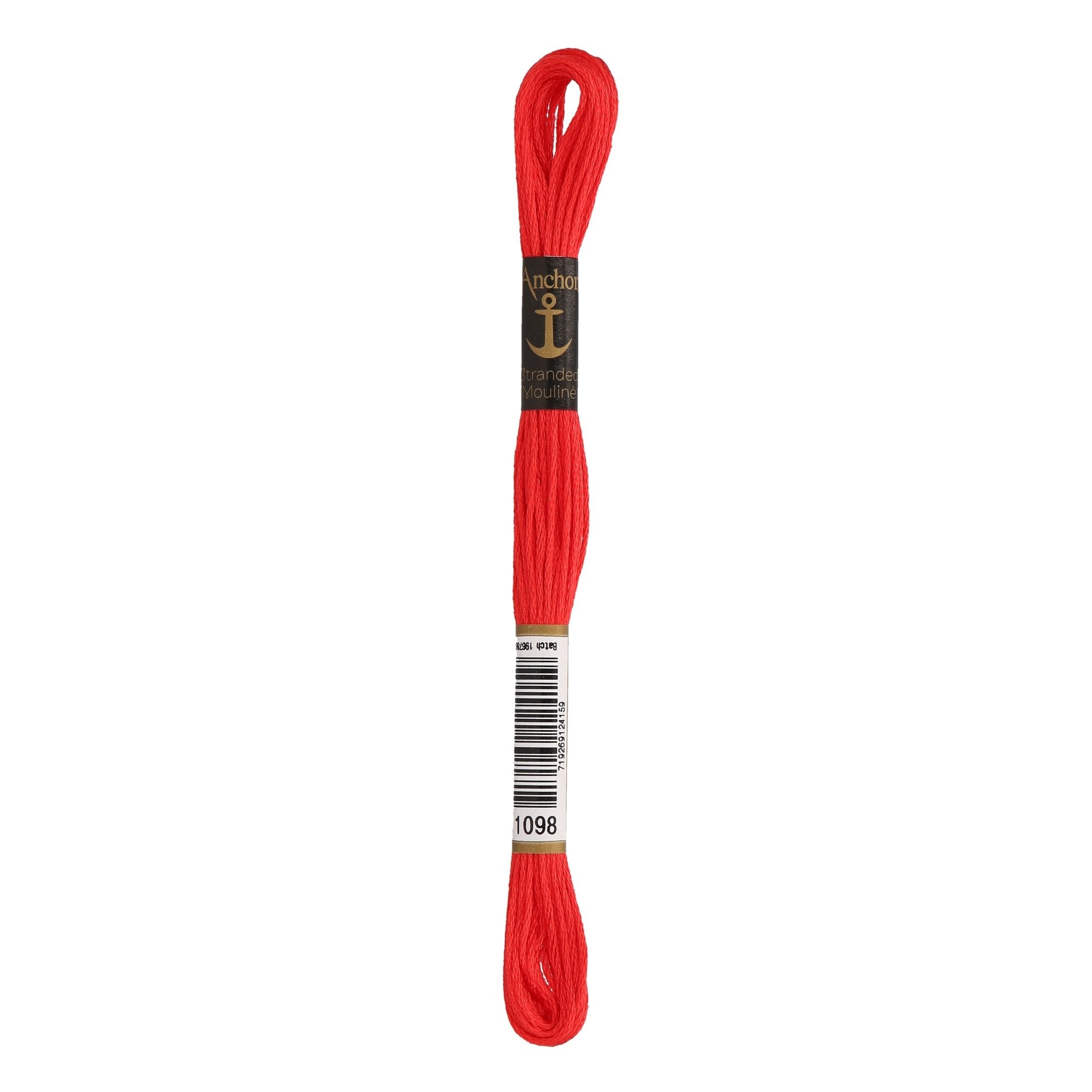 1098: Anchor Stranded Mouline Cotton Skein - 8m | Buy Online from The Home Crafters