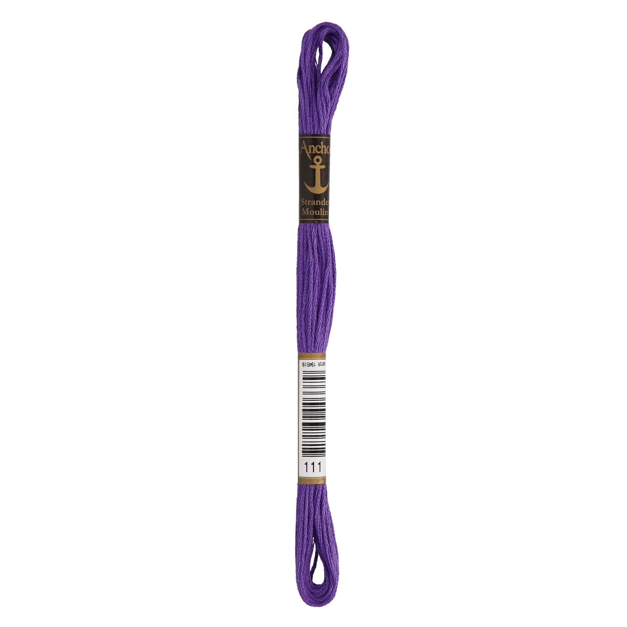 111: Anchor Stranded Mouline Cotton Skein - 8m | Buy Online from The Home Crafters