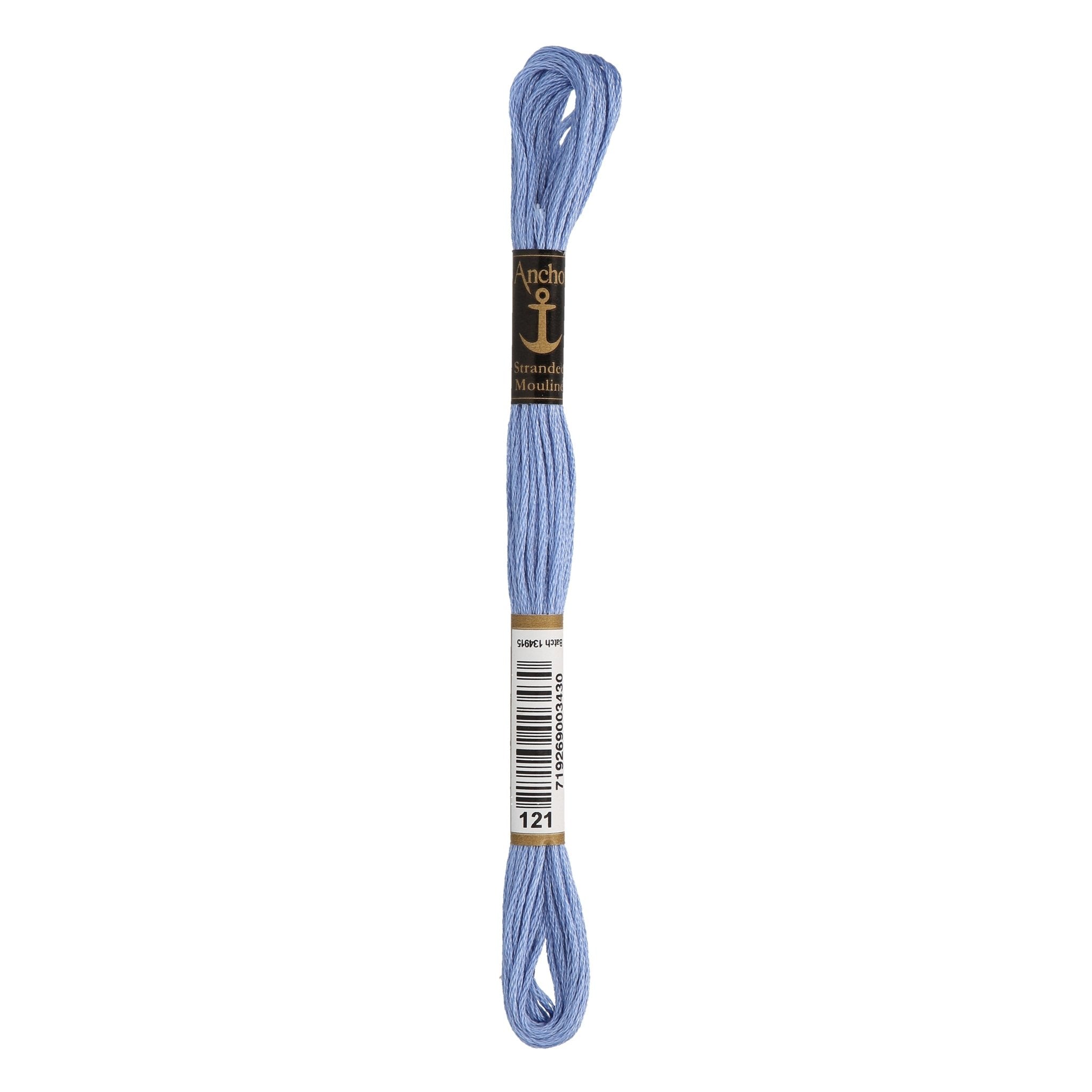 121: Anchor Stranded Mouline Cotton Skein - 8m | Buy Online from The Home Crafters