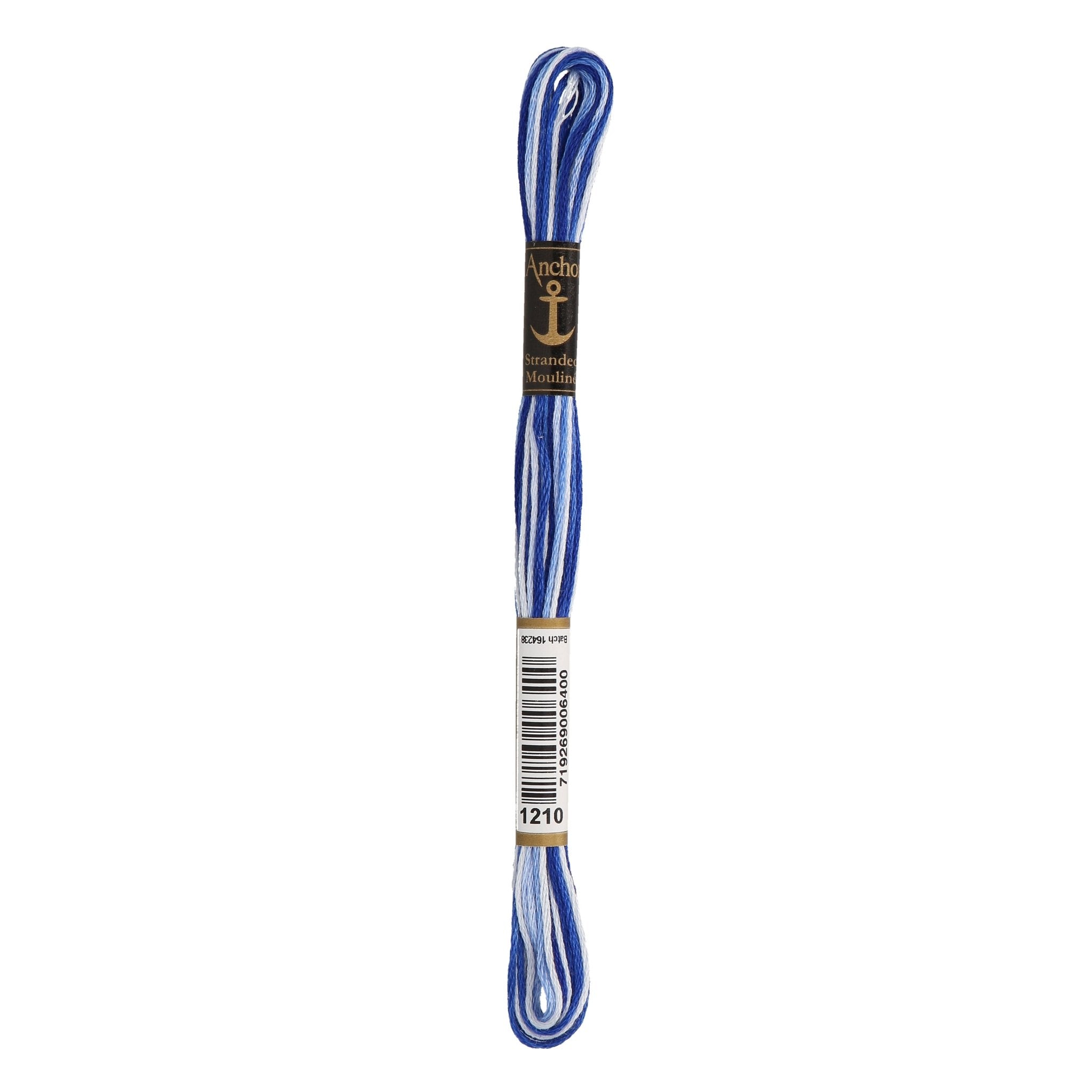 1210: Anchor Stranded Mouline Cotton Skein - 8m | Buy Online from The Home Crafters