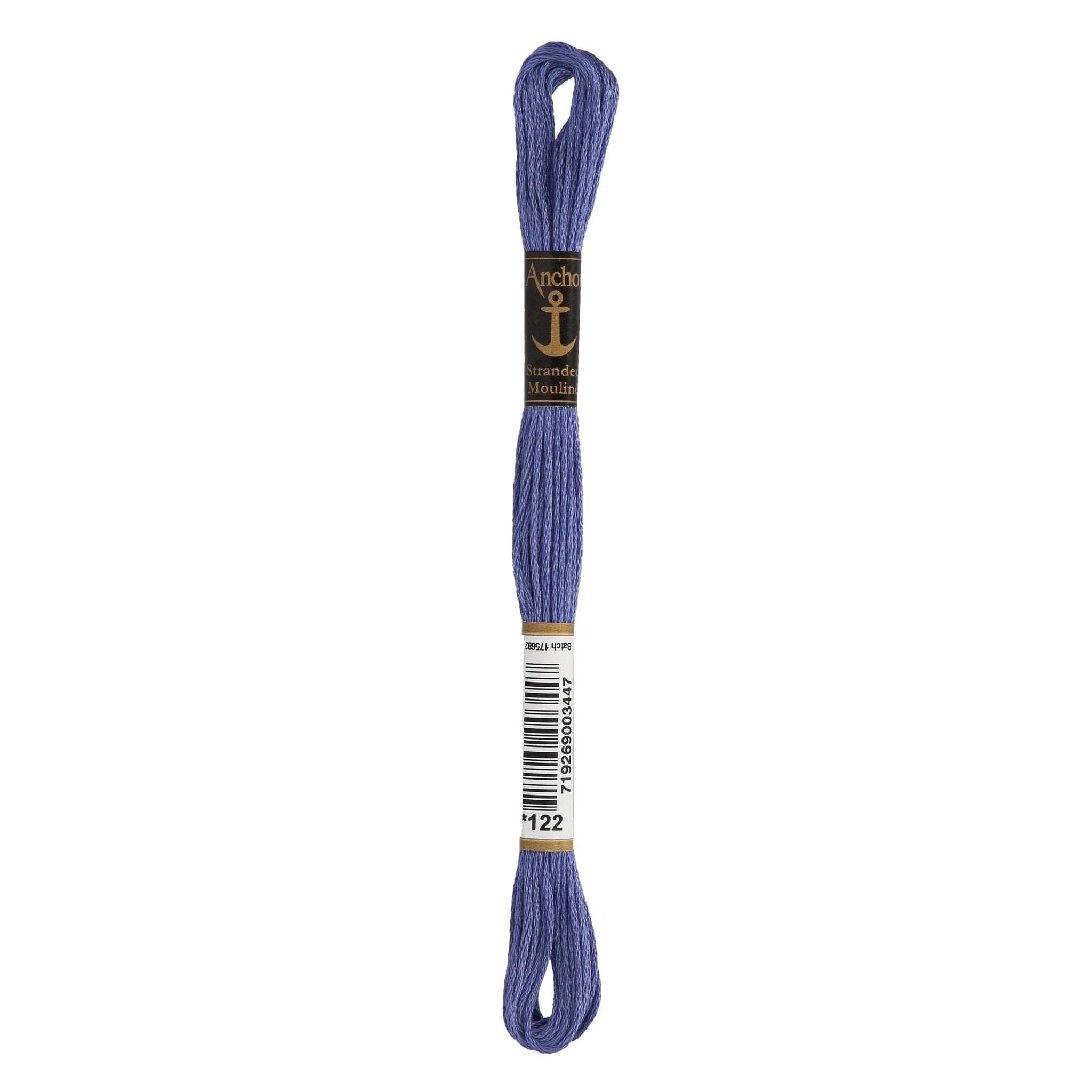 122: Anchor Stranded Mouline Cotton Skein - 8m | Buy Online from The Home Crafters