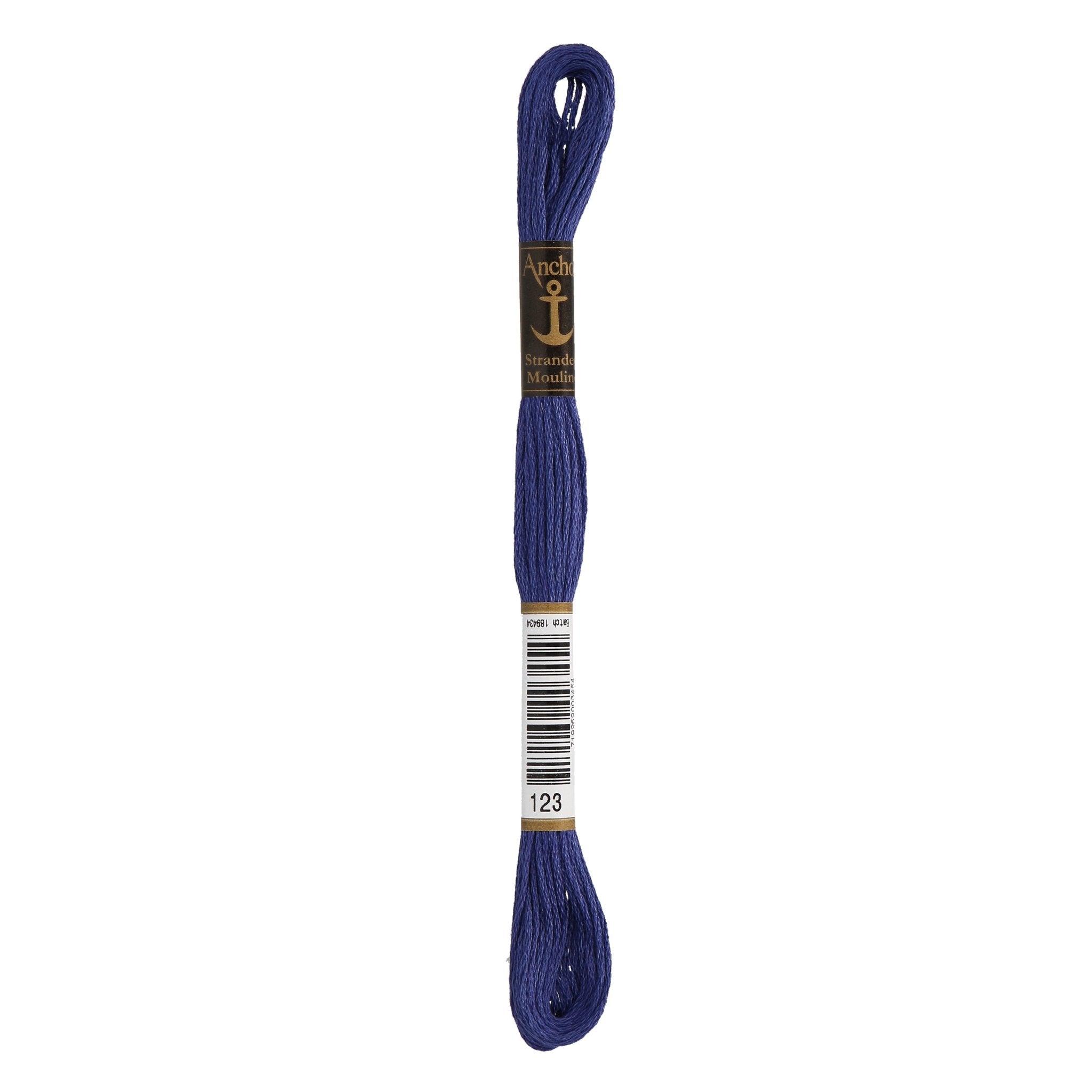 123: Anchor Stranded Mouline Cotton Skein - 8m | Buy Online from The Home Crafters