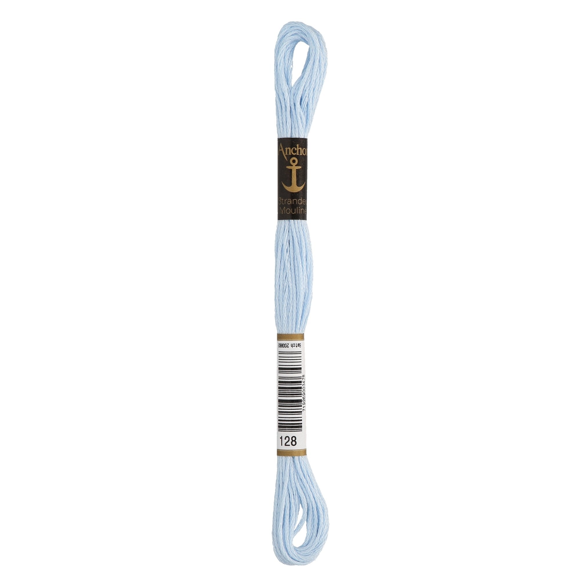 128: Anchor Stranded Mouline Cotton Skein - 8m | Buy Online from The Home Crafters