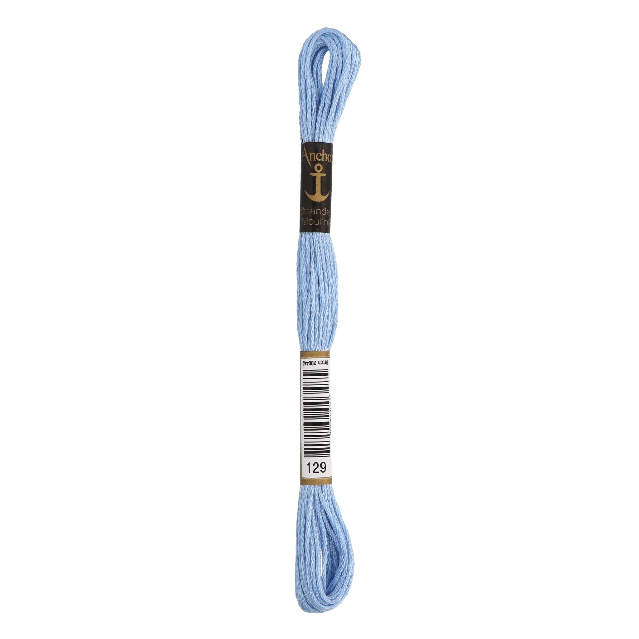 129: Anchor Stranded Mouline Cotton Skein - 8m | Buy Online from The Home Crafters