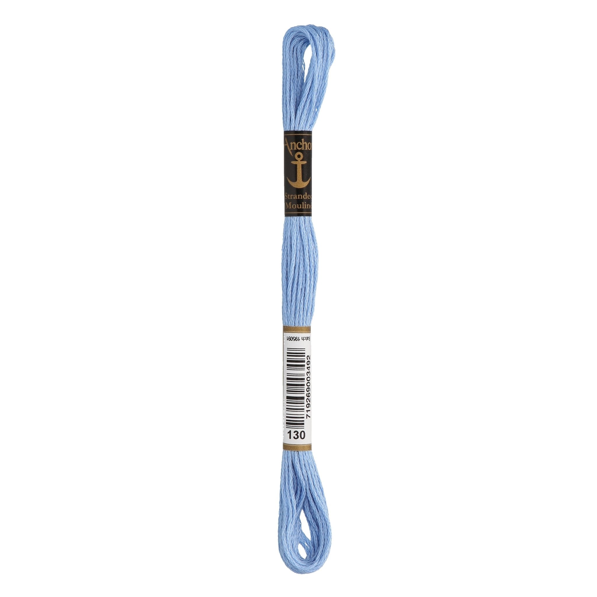 130: Anchor Stranded Mouline Cotton Skein - 8m | Buy Online from The Home Crafters