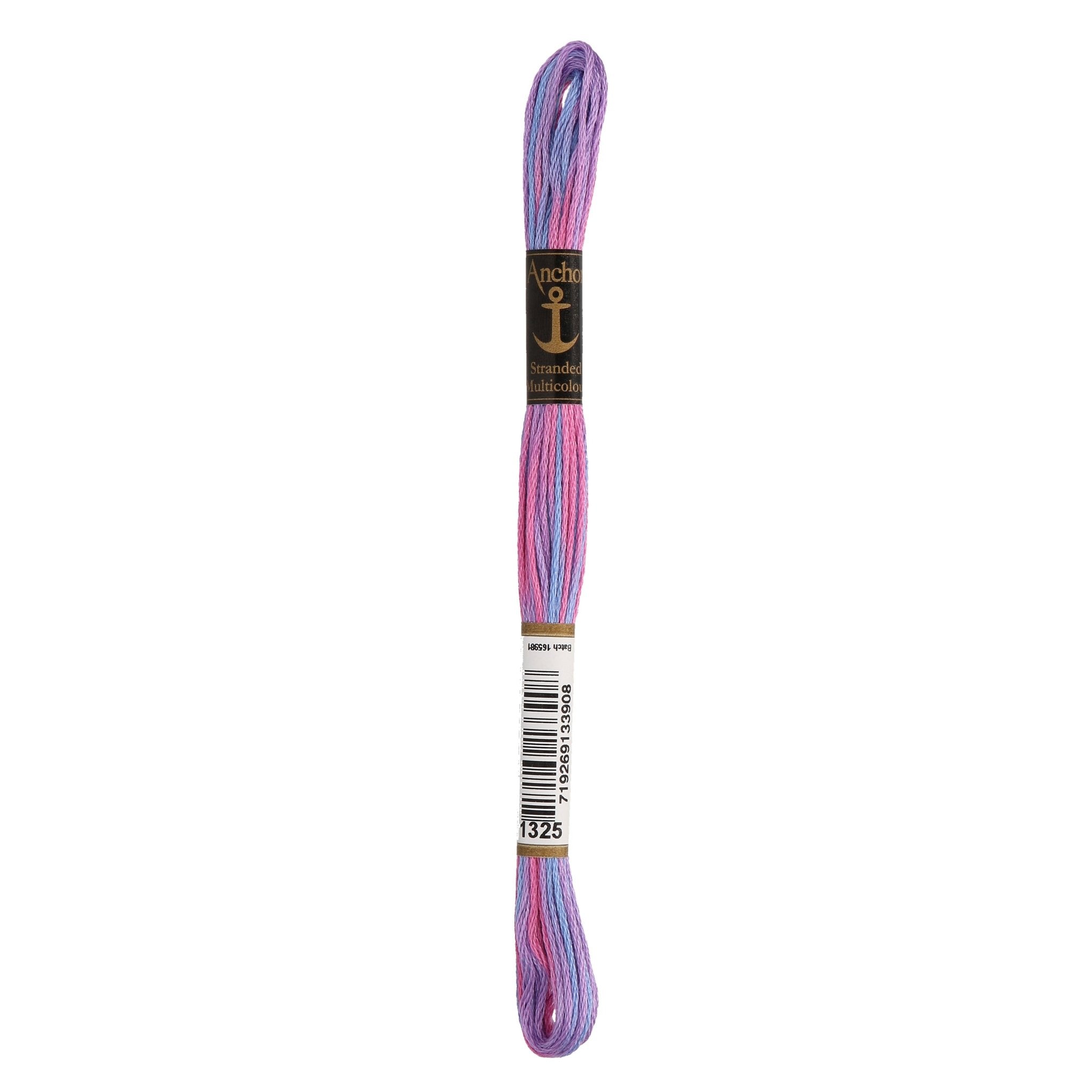 1325: Anchor Stranded Multi Coloured Cotton Skein - 8m | Buy Online from The Home Crafters