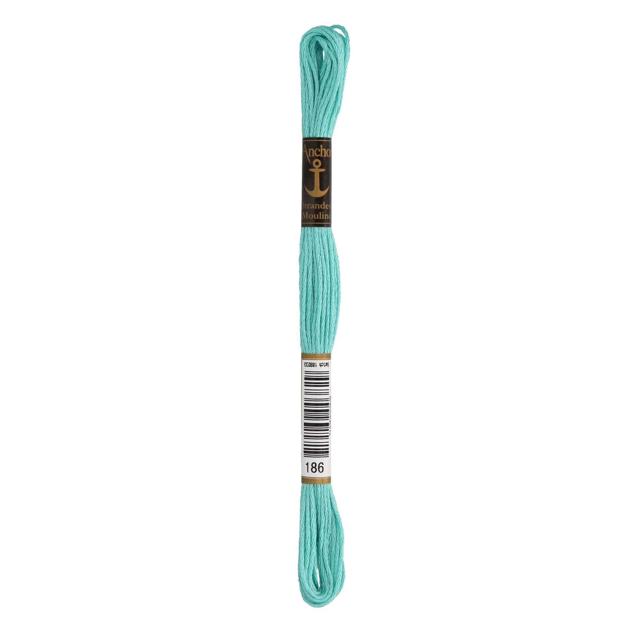 186: Anchor Stranded Mouline Cotton Skein - 8m | Buy Online from The Home Crafters
