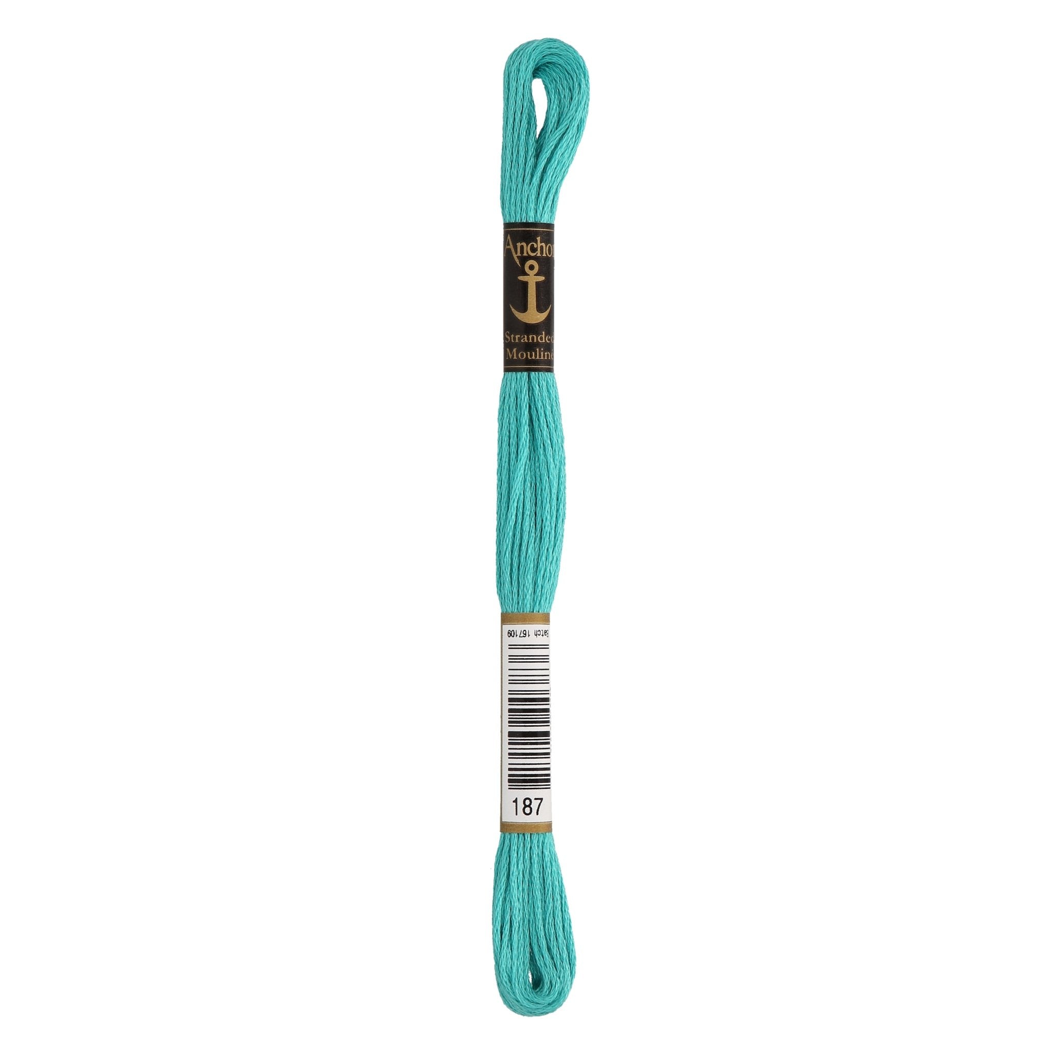187: Anchor Stranded Mouline Cotton Skein - 8m | Buy Online from The Home Crafters