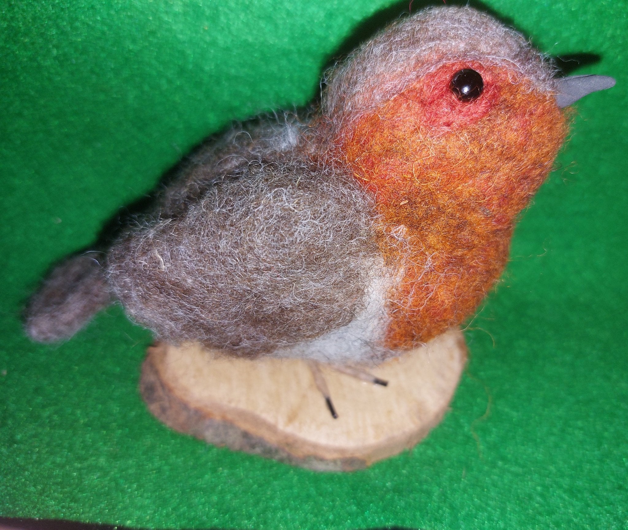 Large Robin - Fairy Fae Handmade Needle Felt Decoration | Buy Online from The Home Crafters