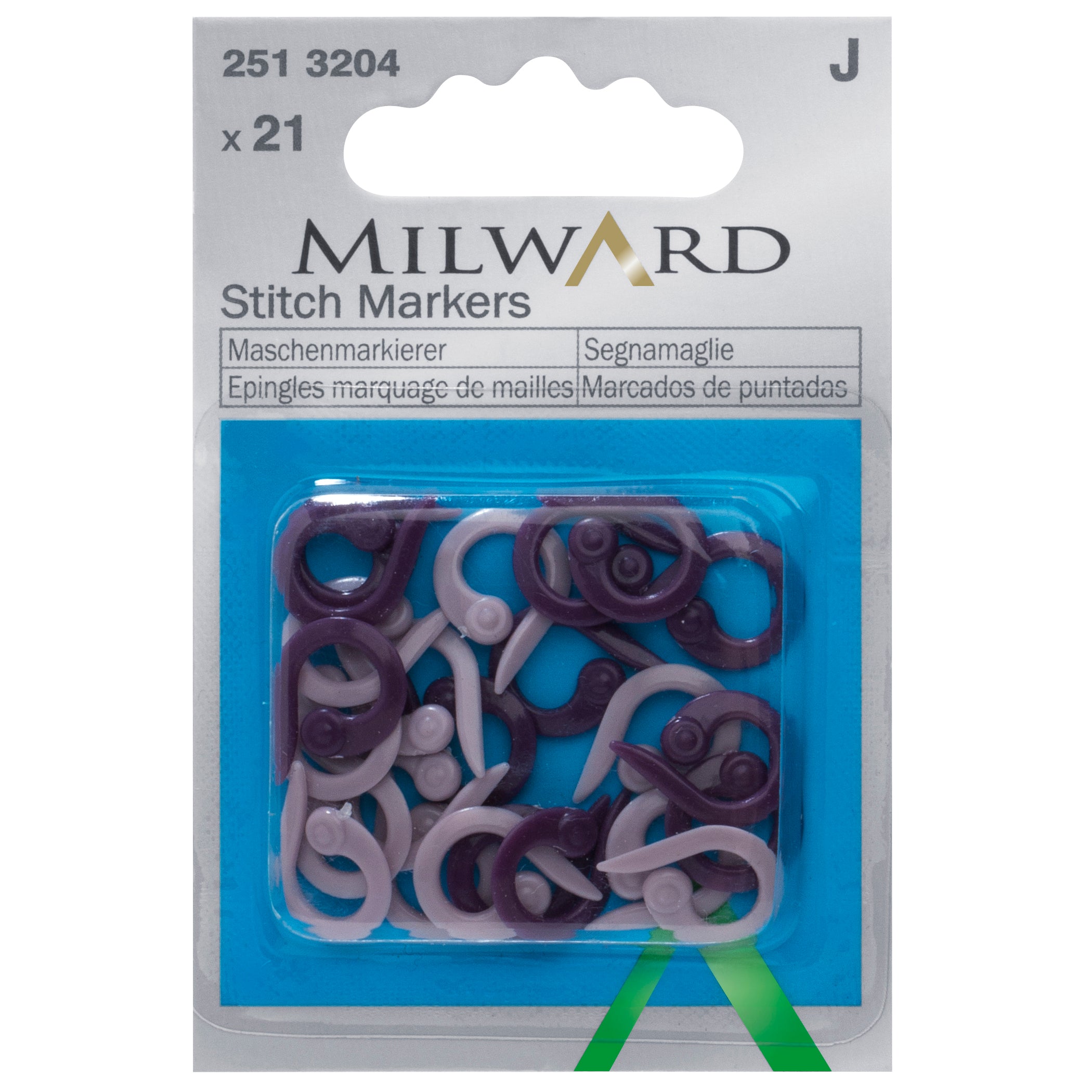 Milward Stitch Markers - 21pc