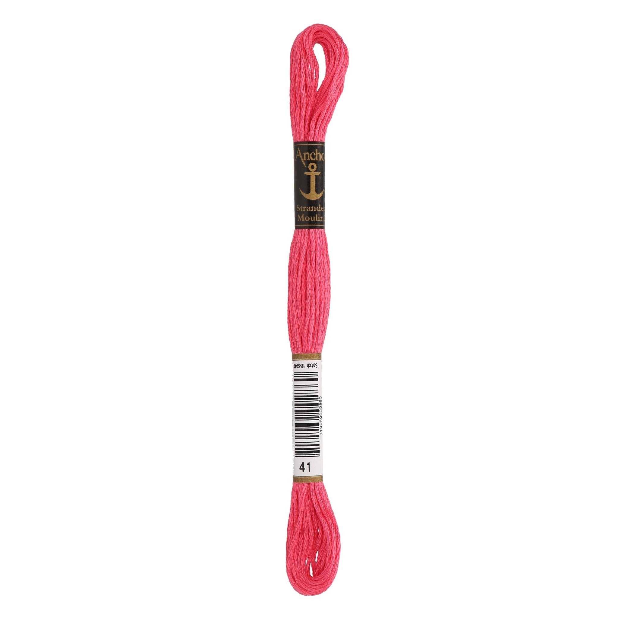 41: Anchor Stranded Mouline Cotton Skein - 8m | Buy Online from The Home Crafters