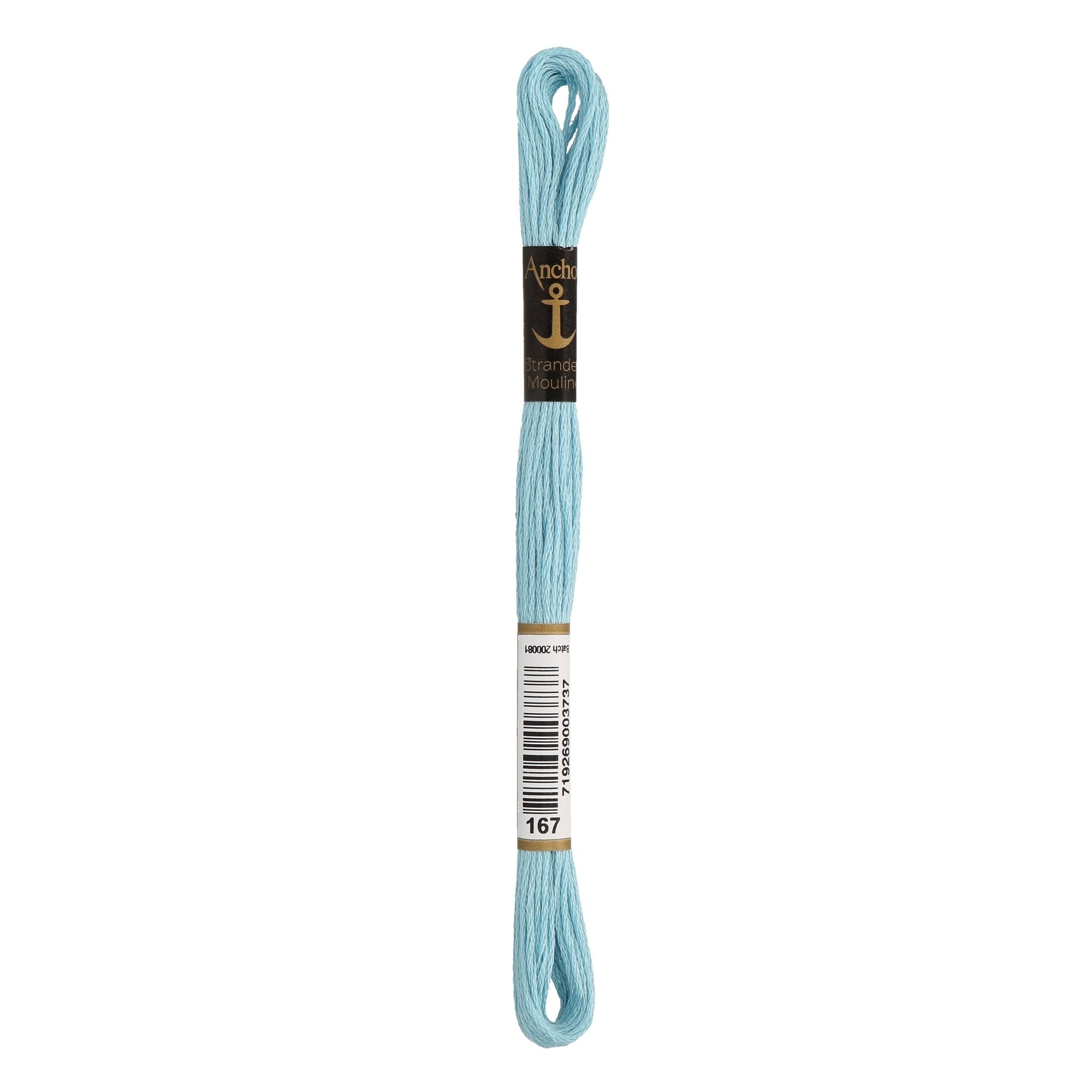 167: Anchor Stranded Mouline Cotton Skein - 8m | Buy Online from The Home Crafters