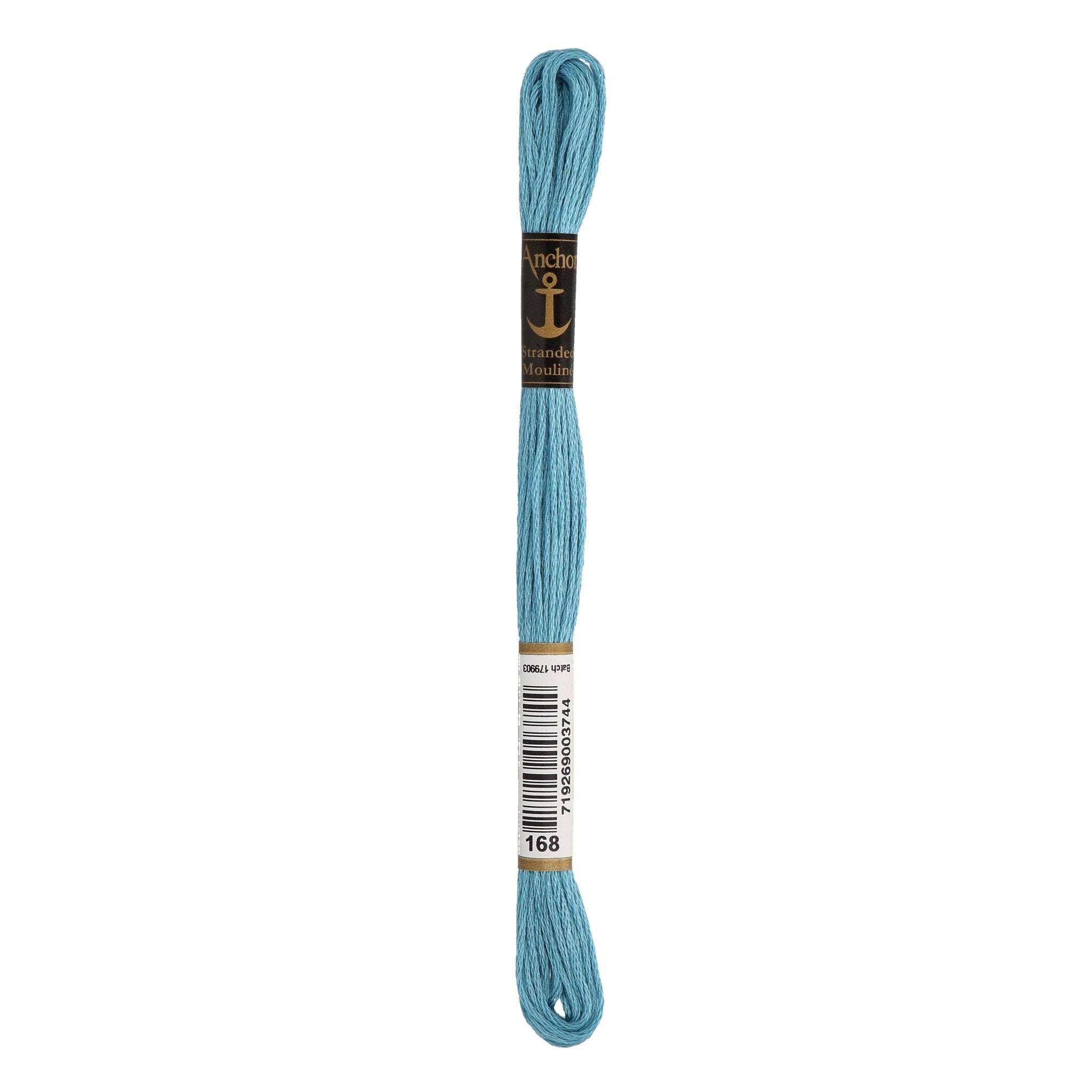 168: Anchor Stranded Mouline Cotton Skein - 8m | Buy Online from The Home Crafters