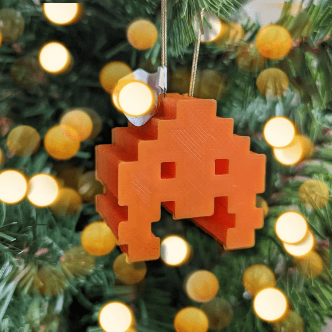 City 17 3d Printed Hanging Decorations - Large Space Invaders | Buy Online from The Home Crafters