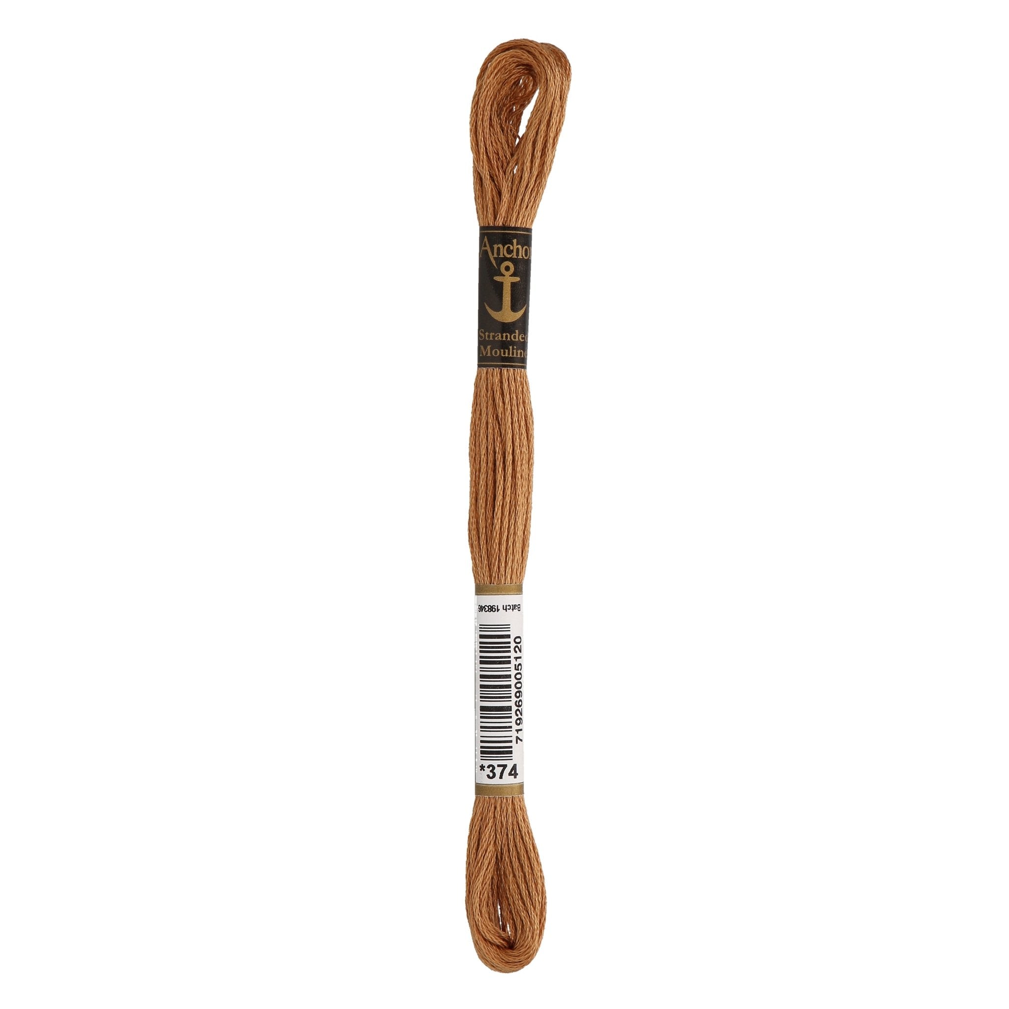 374: Anchor Stranded Mouline Cotton Skein - 8m | Buy Online from The Home Crafters