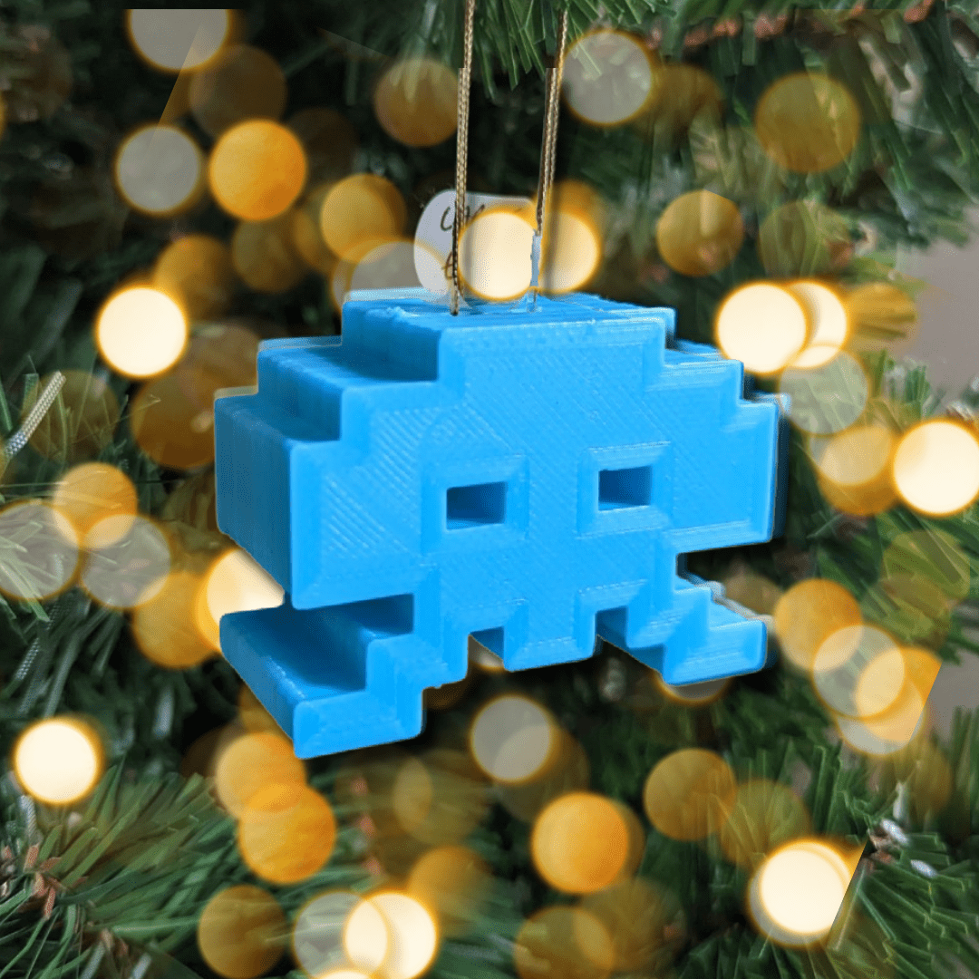 City 17 3d Printed Hanging Decorations - Large Space Invaders | Buy Online from The Home Crafters