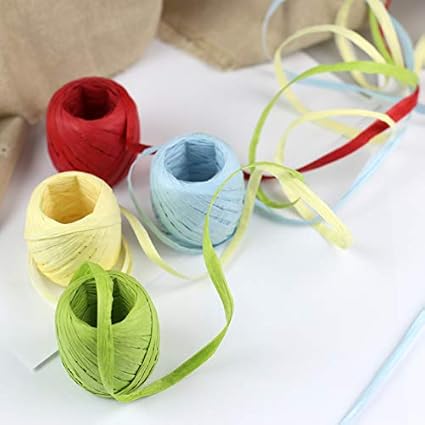 8mm Paper Raffia Ribbon - 30m | Buy Online from The Home Crafters