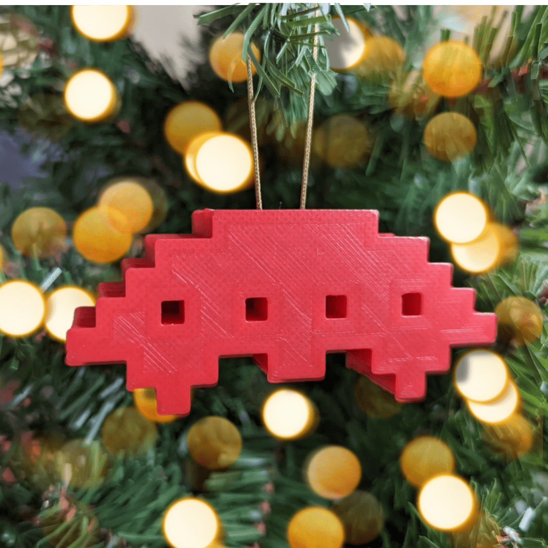 City 17 3d Printed Hanging Decorations - Large Space Invaders | Buy Online from The Home Crafters