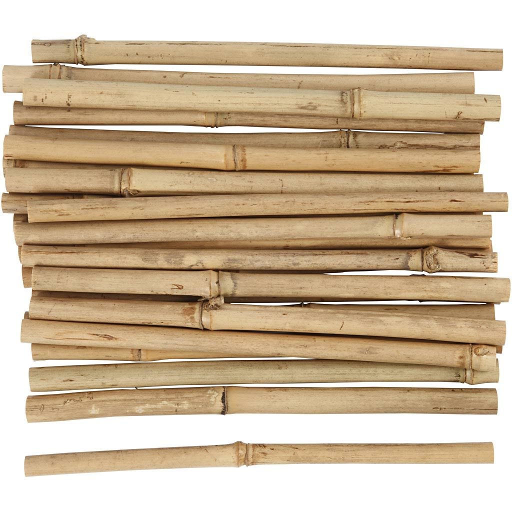 Nature Look 20cm Bamboo Sticks - 30pc | Buy Online from The Home Crafters