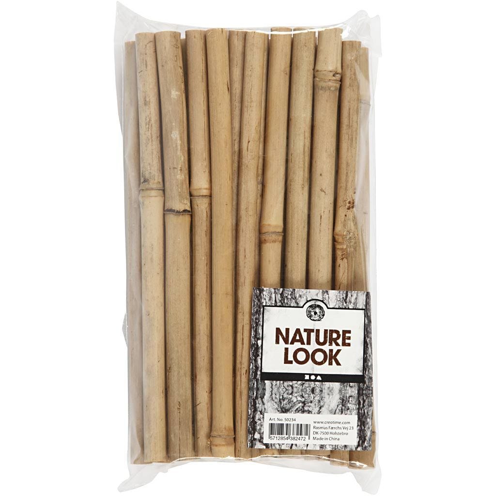 Nature Look 20cm Bamboo Sticks - 30pc | Buy Online from The Home Crafters