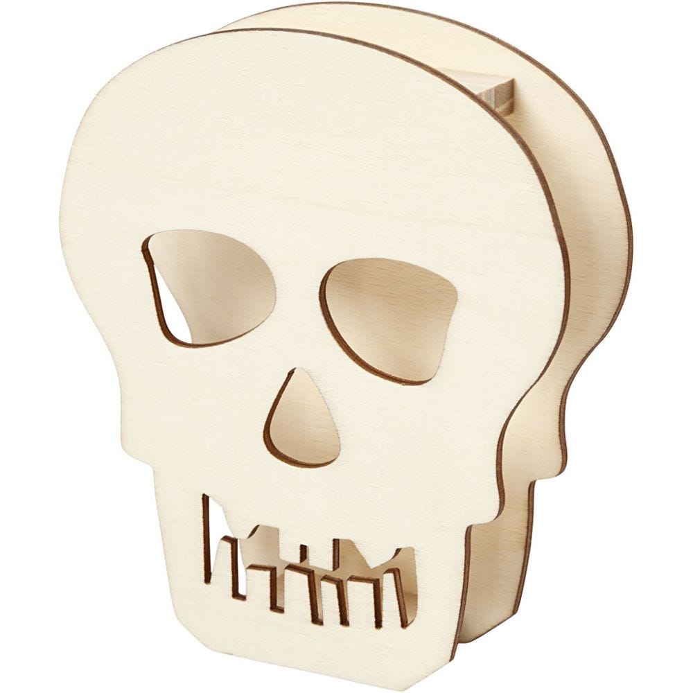 Made of Wood: Freestanding Plywood Skull | Buy Online from The Home Crafters