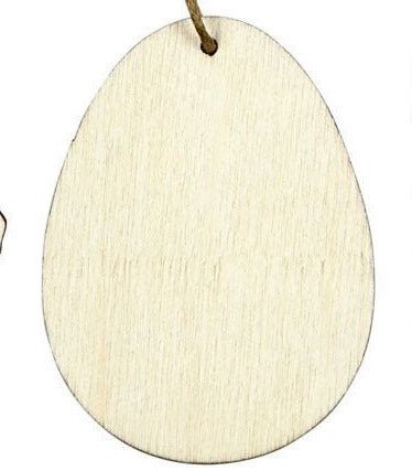 Festive Easter Wooden Hanging Shape - 6cm | Buy Online from The Home Crafters