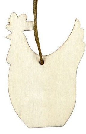 Festive Easter Wooden Hanging Shape - 6cm | Buy Online from The Home Crafters