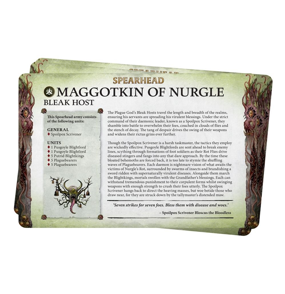 AoS Faction Pack: Maggotkin of Nurgle | Buy Online from The Home Crafters