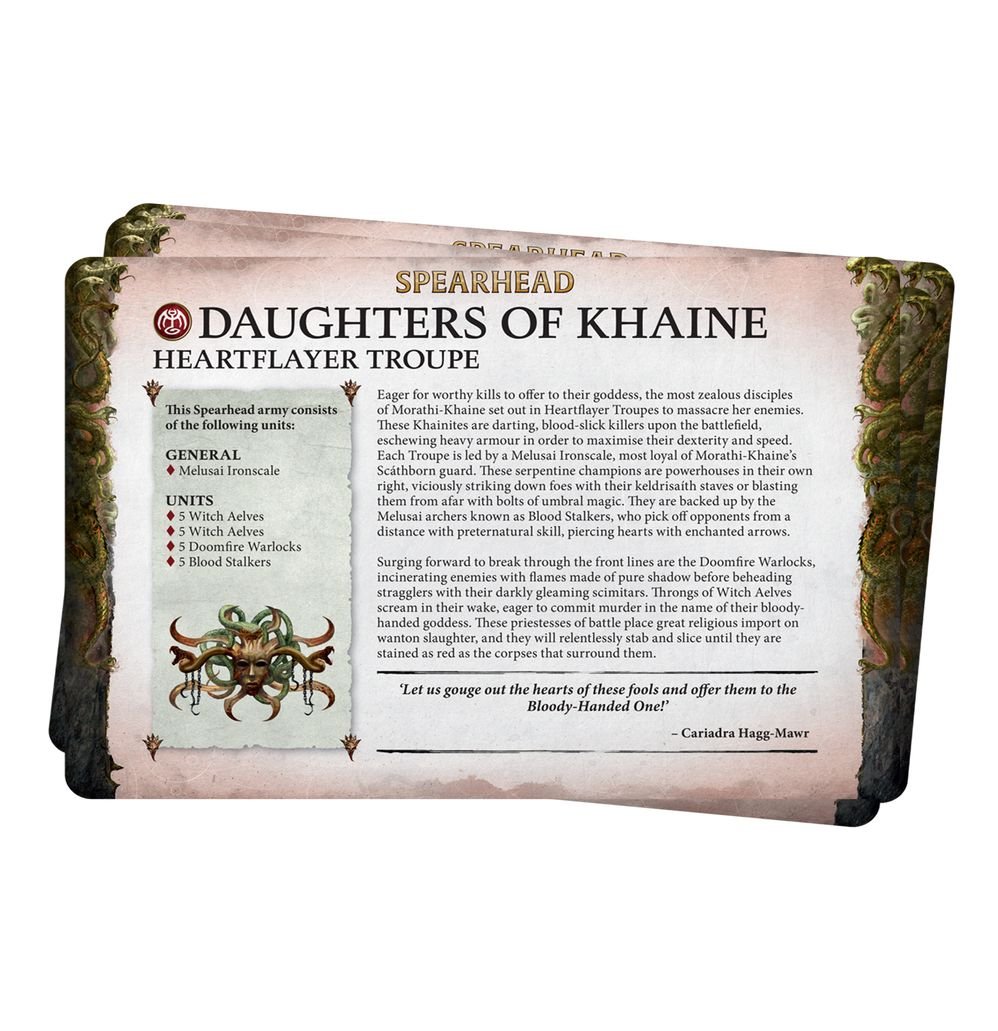 AoS Faction Pack: Daughters of Khaine | Buy Online from The Home Crafters