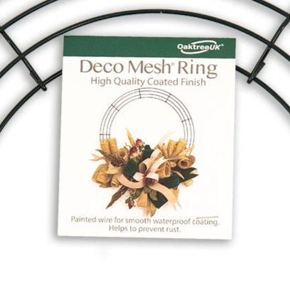 Deco Mesh Coated Wire Wreath Frame Ring | Buy Online from The Home Crafters