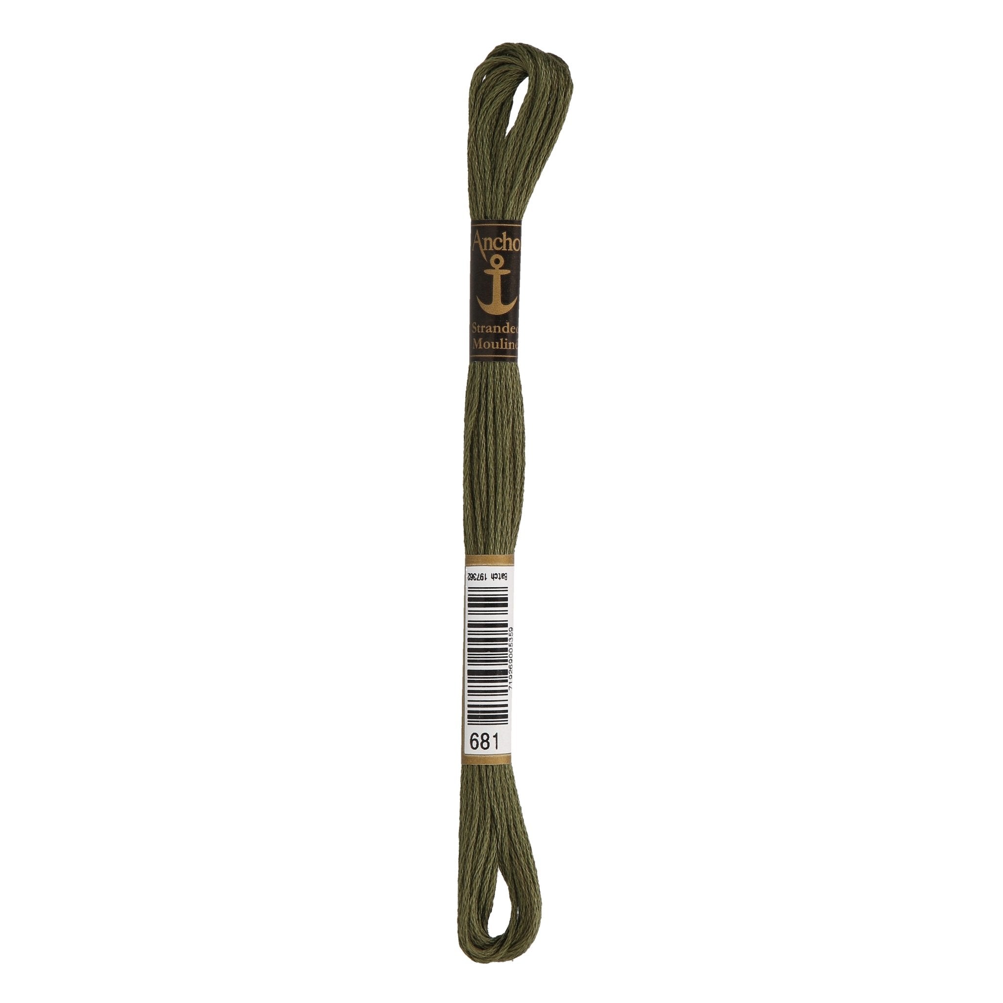 681: Anchor Stranded Mouline Cotton Skein - 8m | Buy Online from The Home Crafters