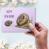 Handmade Wildlife Greetings Card - New Home Snail