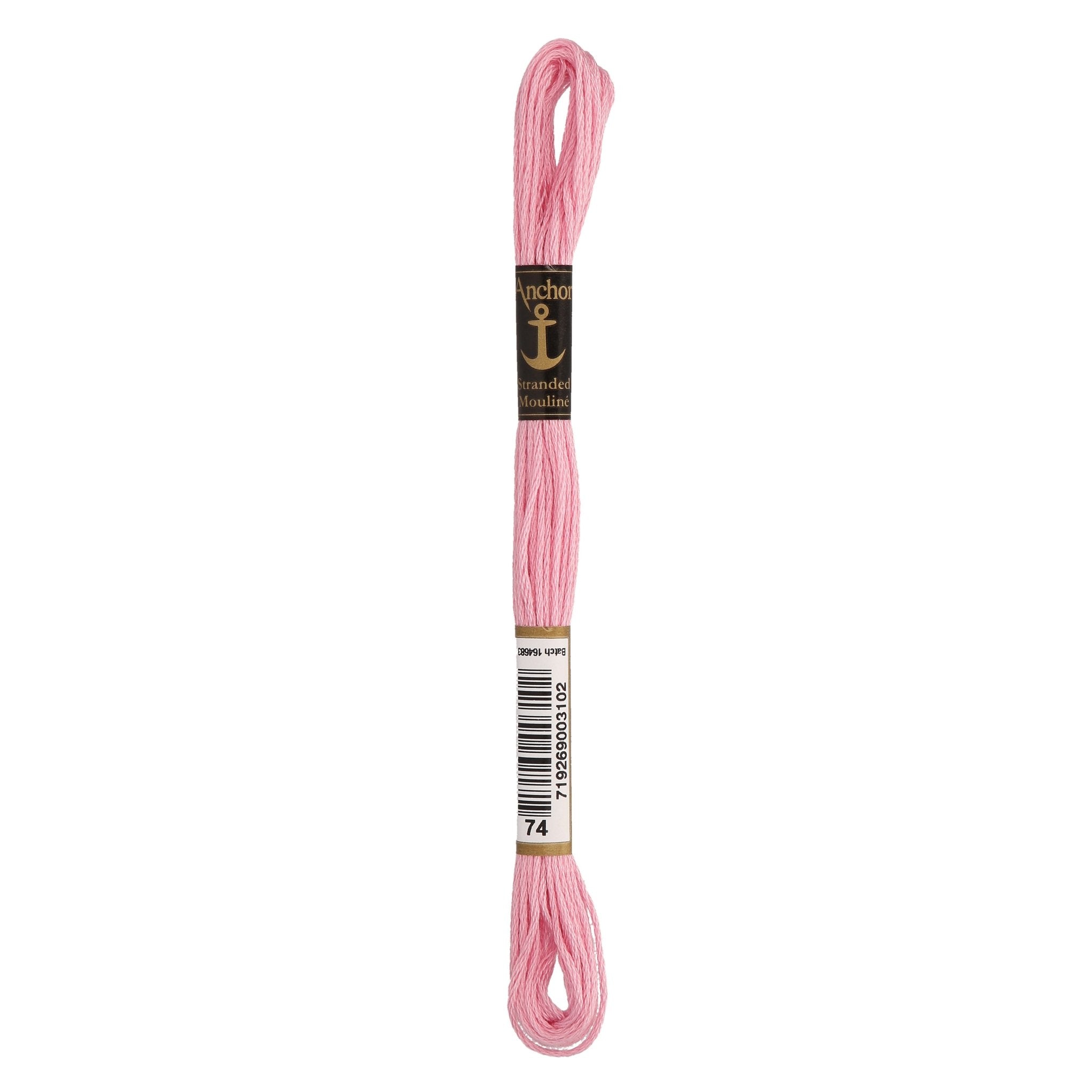 74: Anchor Stranded Mouline Cotton Skein - 8m | Buy Online from The Home Crafters