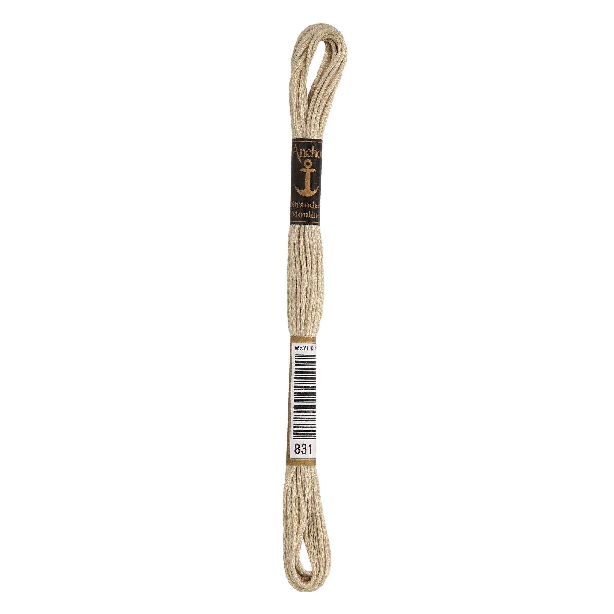 831: Anchor Stranded Mouline Cotton Skein - 8m | Buy Online from The Home Crafters