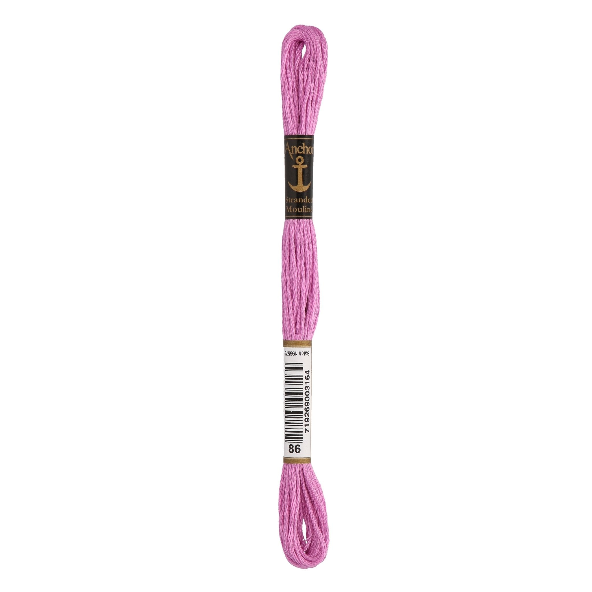 86: Anchor Stranded Mouline Cotton Skein - 8m | Buy Online from The Home Crafters