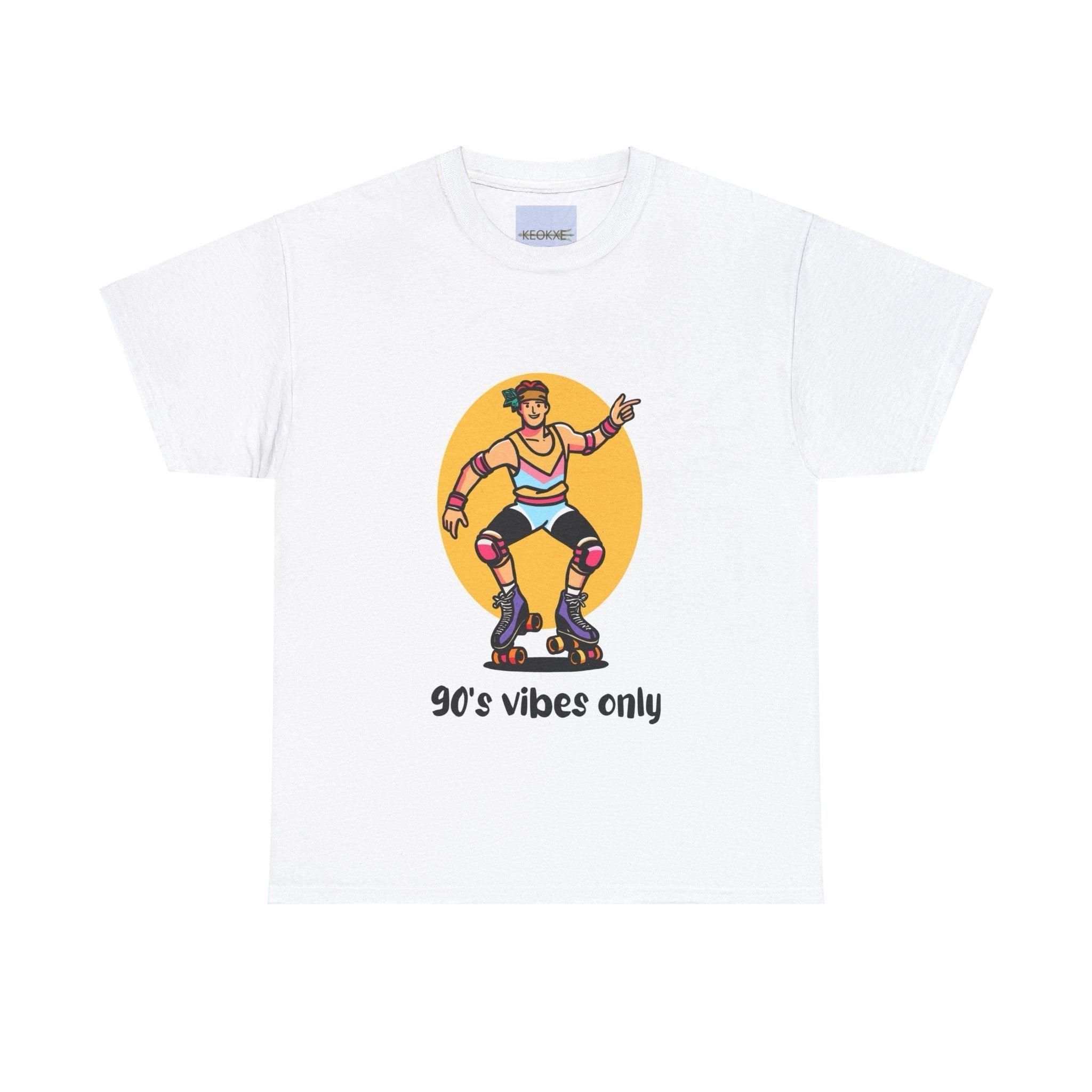 90s Roller Skate T-Shirt – Retro Vibes Tee | Buy Online from The Home Crafters