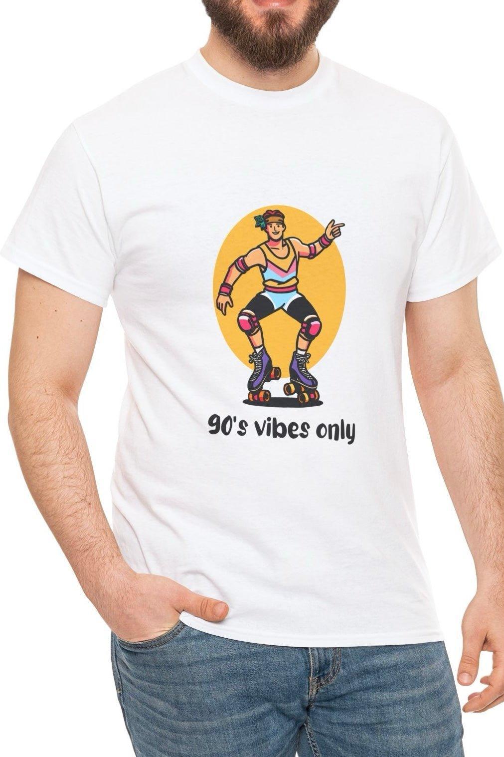 90s Roller Skate T-Shirt – Retro Vibes Tee | Buy Online from The Home Crafters