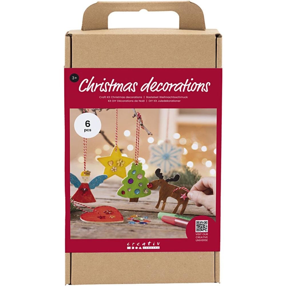 Creativ Craft Kit: Christmas Decorations Set - 6ps | Buy Online from The Home Crafters