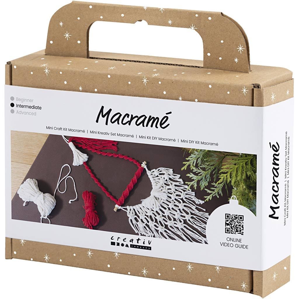 Mini Macramé Kit - Santa Claus | Buy Online from The Home Crafters