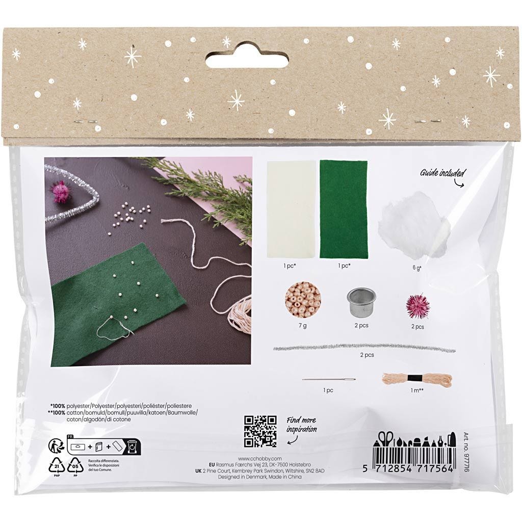 Christmas Mini Craft Kit - Sewing Candles | Buy Online from The Home Crafters