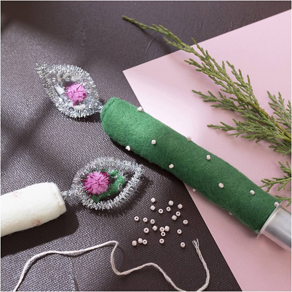 Christmas Mini Craft Kit - Sewing Candles | Buy Online from The Home Crafters