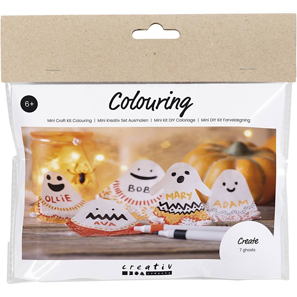 Halloween Mini Craft Kit - Ghosts | Buy Online from The Home Crafters
