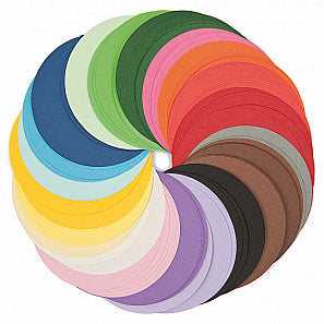Paper Poetry Basic Origami Paper - Round: choose your size - 200pc
