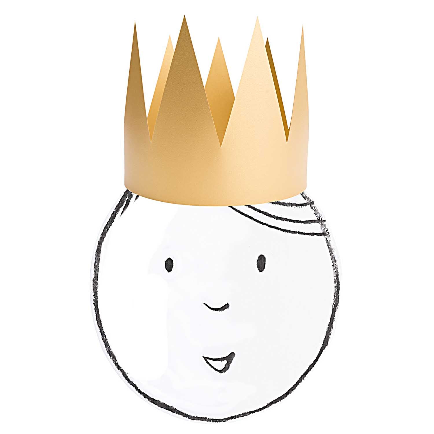 Yey! Let's Party Gold Crown Party Hat | Buy Online from The Home Crafters