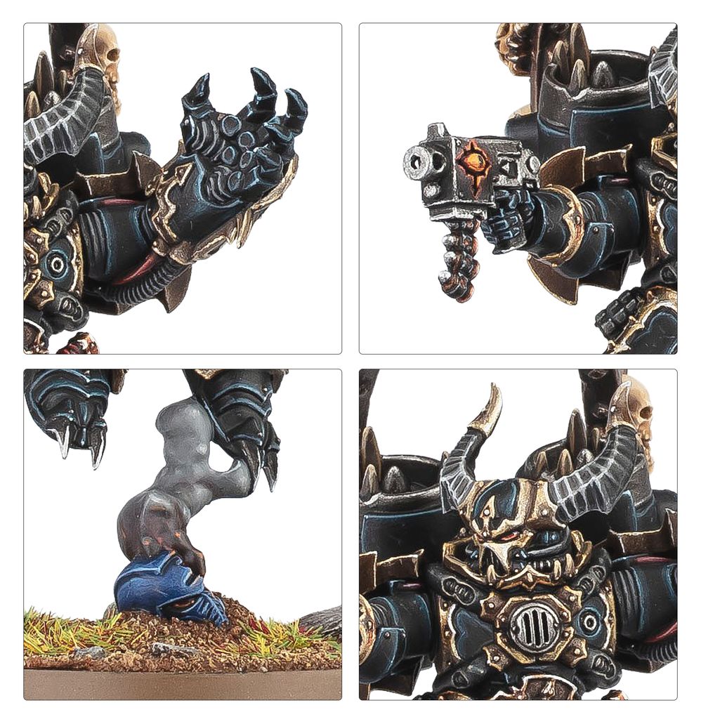 Chaos Space Marines: Chaos Lord with Jump Pack | Buy Online from The Home Crafters