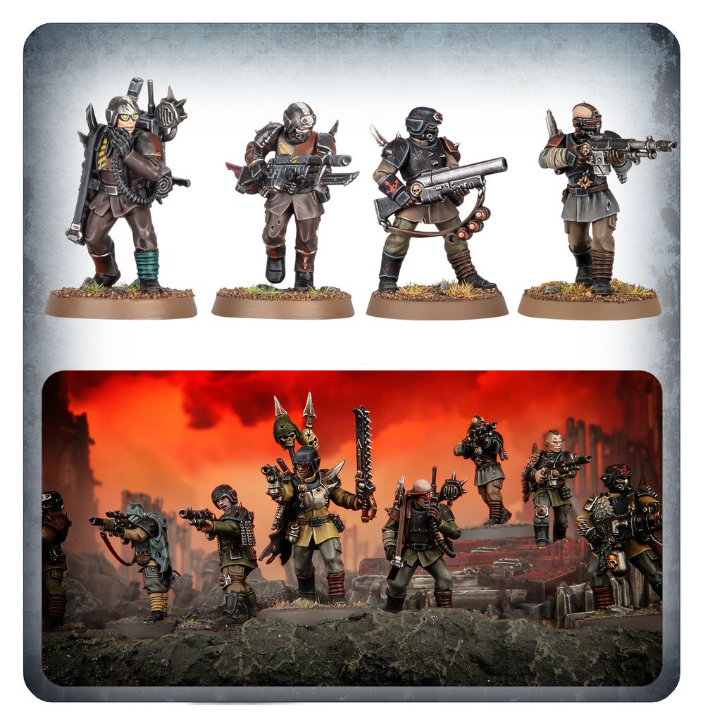 Chaos Space Marines: Traitor Guardsmen Squad | Buy Online from The Home Crafters