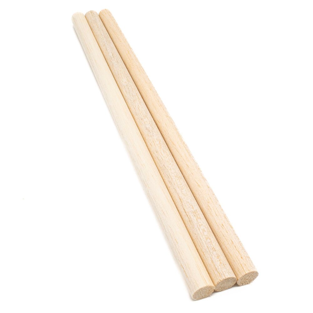 Balsa Wood Round Dowel 450mm - each | Buy Online from The Home Crafters