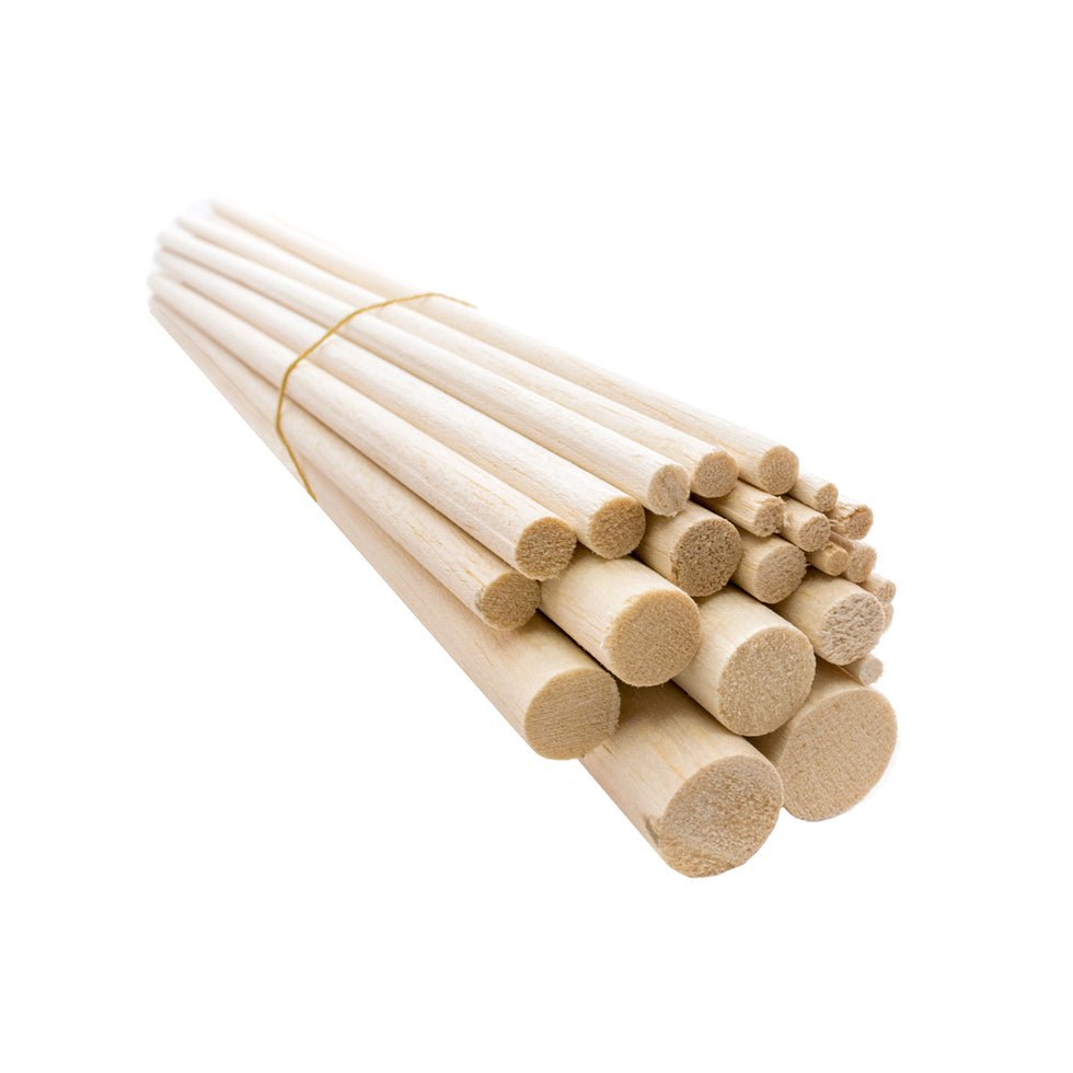 Balsa Wood Round Dowel 450mm - each | Buy Online from The Home Crafters
